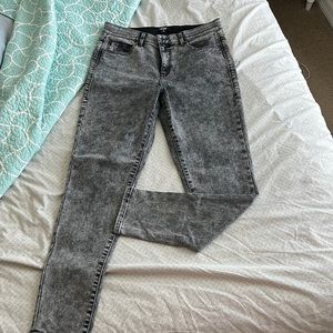 LulaRoe acid wash black denim jeans